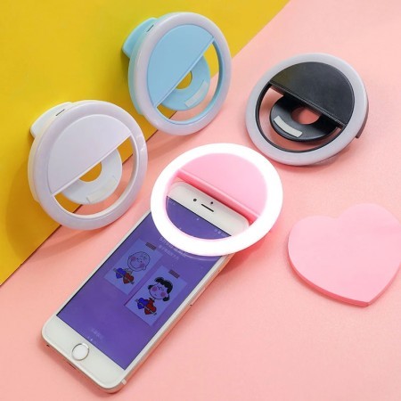 Selfie Ring Light Rechargeable Portable Mini LED Light