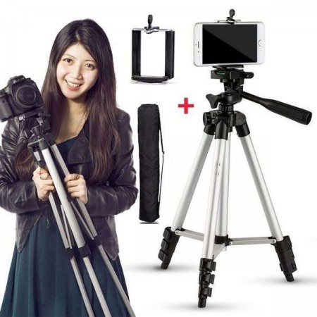 Mobile Camera Tripod Stand - Multi-color