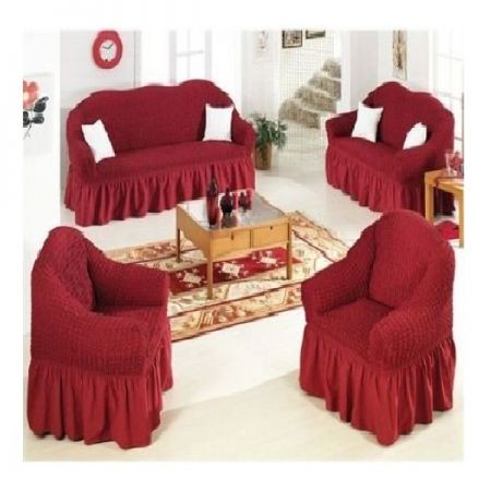 Next Maroon 3+2+1+1 Seat's Sofa Cover