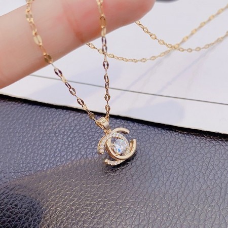 24 k gold plated locket with love stone