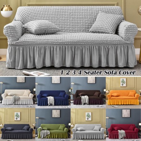 Ash Color 2 Seat's Sofa Cover