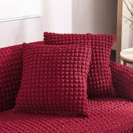 Maroon CUSHION COVERS 18" X 18" (45 CM X 45 CM)