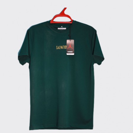 Premium Jersey T Shirt Jordan ( Dark Green Colour) 002