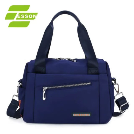 Luxury Bag Waterproof Nylon Shoulder Ladies Travel Crossbody ( Blue Color)