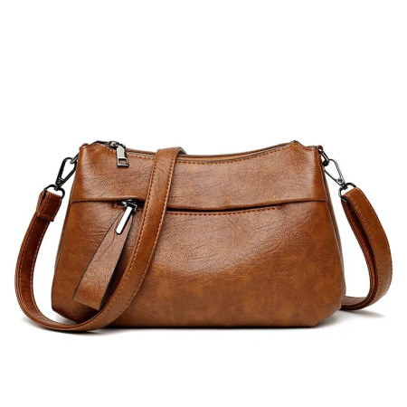 Crossbody bag Atipasial leather ( Brown Color  )