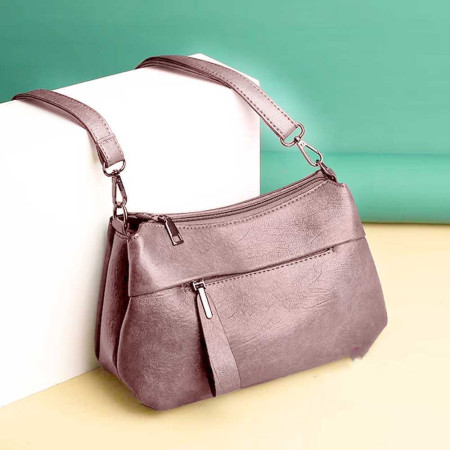 Crossbody bag Atipasial leather ( Cream Color )