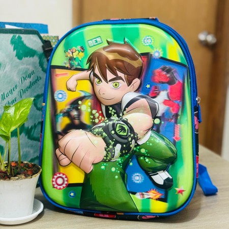 Ben 10 Double Chamber Animated Backpack