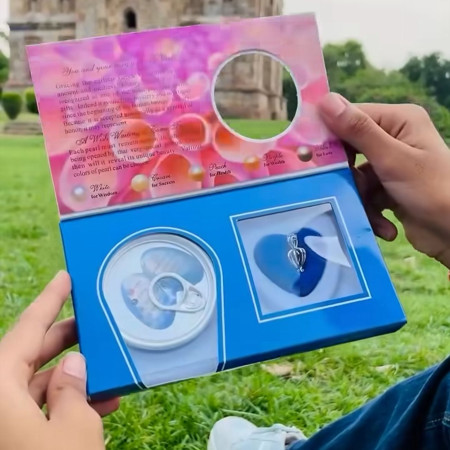 Love Wish Pearl Pendant Necklace Gift Box