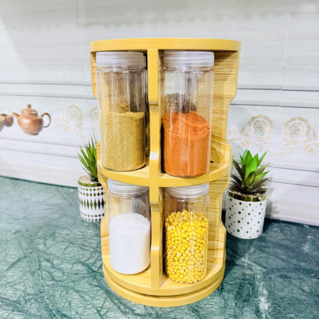 ১০ পিসের ইউনিক প্লাস্টিক জার সেট