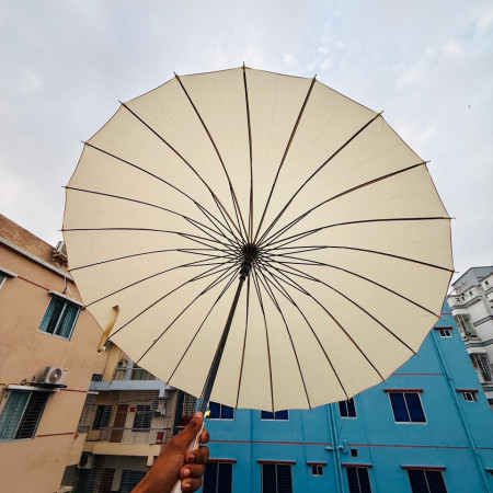 24-inch China Umbrella (Cream Color)