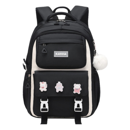 School Backpack Black Color